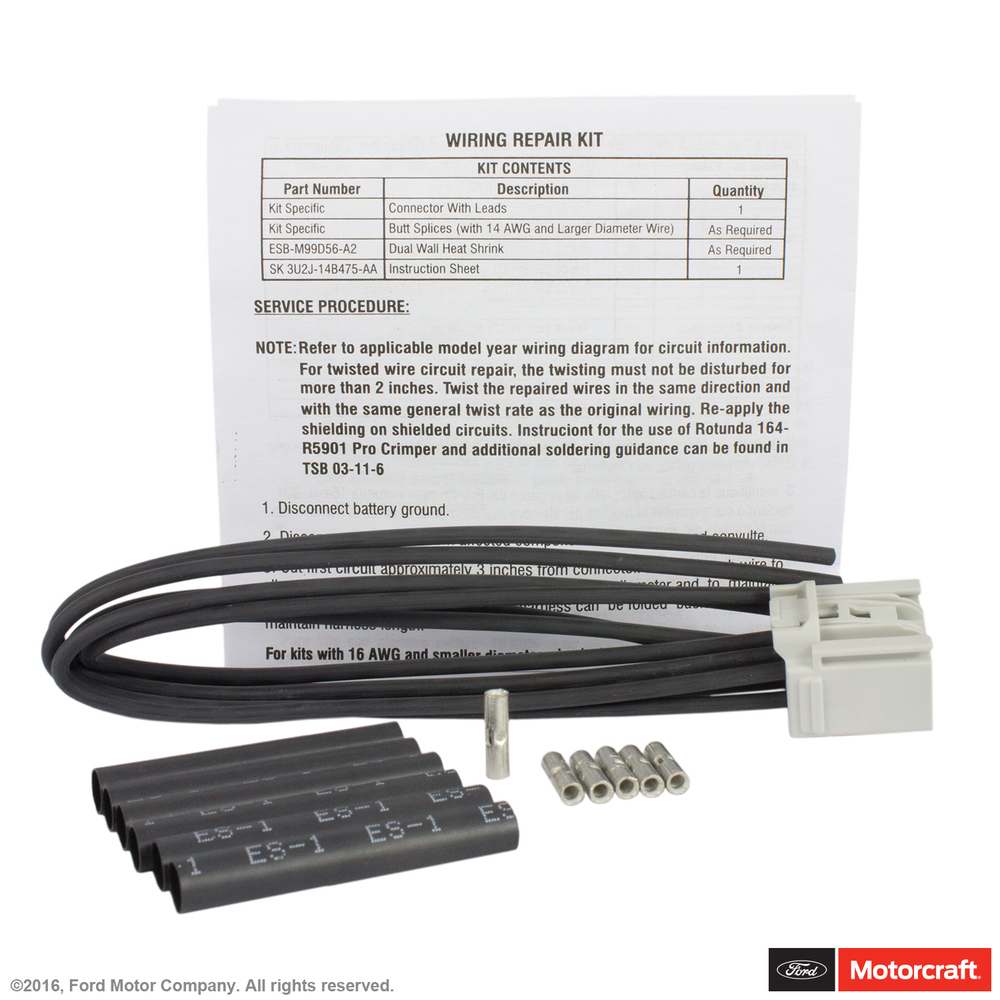 Foto de Conector del Switch de Ventana Elctrica para Ford Explorer 2002 Marca MOTORCRAFT Nmero de Parte WPT-1019