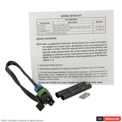 Foto de Conector de Actuador de Cerradura de Puerta Trasera para Ford Expedition 2003 Marca MOTORCRAFT Nmero de Parte WPT-381