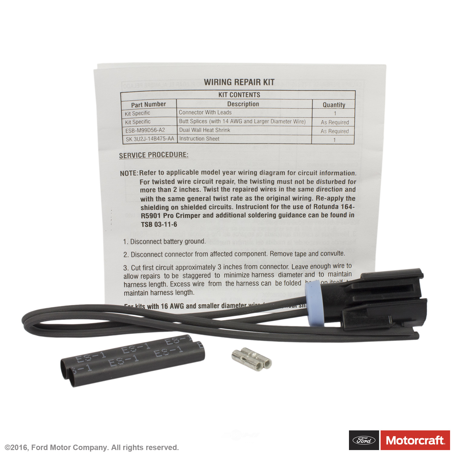 Foto de Conector de Sensor de Temperatura de Aire Ambiental para Ford Explorer 2003 Marca MOTORCRAFT Nmero de Parte WPT-433