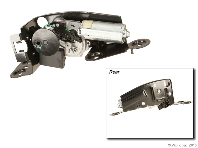 Foto de Motor Limpiaparabrisas Vidrio Trasero para Ford Expedition Lincoln Navigator Marca Motorcraft Remanufacturado Nmero de Parte W0133-1837419