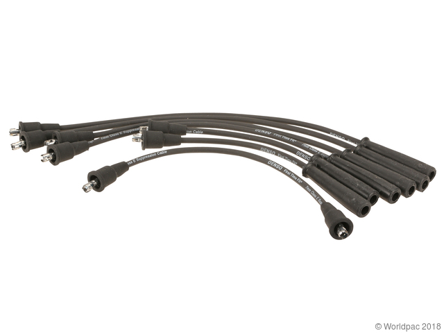 Foto de Juego de cables de buja para Triumph GT6 Triumph TR6 Dodge Dart Jeep Wagoneer Marca Denso Nmero de Parte W0133-2275097