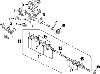 Foto de Kit Junta Homocinetica Original para Infiniti QX4 Nissan  Nissan Pickup Nissan Pathfinder Nissan Frontier Nissan Xterra Marca NISSAN Nmero de Parte 3921158G00