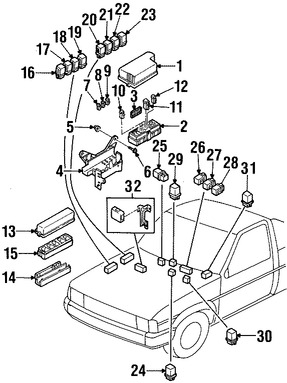 Foto de Rel de Corriente Accesorios Original para Infiniti Nissan Marca NISSAN Nmero de Parte 2523079982