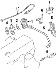 Foto de Empacadura de Vlvula EGR Original para Nissan Frontier Nissan Quest Nissan Xterra Marca NISSAN Nmero de Parte 147193S500