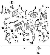 Foto de Actuador de Puerta de Entrada de Aire Original para Nissan Infiniti Marca NISSAN Nmero de Parte 27731AL500