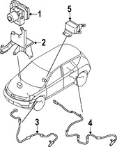 Foto de Sensor Angulo de Direccin Original para Nissan Murano 2003 2004 2005 2006 2007 Marca NISSAN Nmero de Parte 47930CB00A