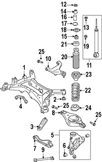 Foto de Soporte de Amortiguador Original para Nissan Murano Nissan Quest Marca NISSAN Nmero de Parte 55322CA000