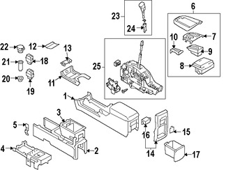 Foto de Interruptor Caja de Transferencia Original para Nissan Murano 2009 2010 2011 2012 2013 2014 Marca NISSAN Nmero de Parte 255351AA0A