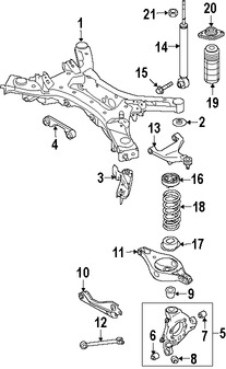 Foto de Muon de Suspensin Original para Nissan Murano Nissan Quest Infiniti Marca NISSAN Nmero de Parte 430191AA0A