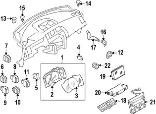 Foto de Interfaz de Mdulo de Radio Original para Nissan Murano 2011 2012 2013 2014 Marca NISSAN Nmero de Parte 253911GR1A