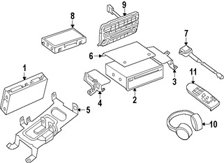 Foto de Soporte de Modulo de Control de GPS Original para Nissan Titan Nissan Armada Marca NISSAN Nmero de Parte 681539GD0A