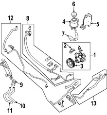 Foto de Deposito Liquido Hidraulico Direccion Asistida Original para Infiniti QX56 Nissan Titan Nissan Armada Marca NISSAN Nmero de Parte 491807S000