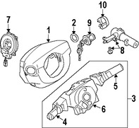 Foto de Cubierta de la Columna de Direccion Original para Nissan Titan Marca NISSAN Nmero de Parte 484709FD0A