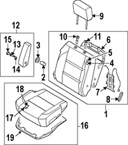 Foto de Apoyabrazos del Asiento Original para Nissan Titan Nissan Armada Marca NISSAN Nmero de Parte 87750ZR10A