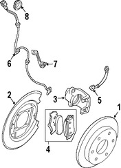 Foto de Cubierta de Polvo de Frenos Original para Nissan Titan Marca NISSAN Nmero de Parte 440207S220