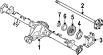 Foto de Eje Propulsor Original para Nissan Titan Marca NISSAN Nmero de Parte 38165ZH00A