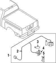 Foto de Conjunto de la luz de placa Original para Nissan Titan Nissan Armada Nissan Marca NISSAN Nmero de Parte 265107S000