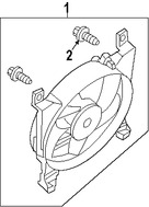 Foto de Ventilador del Condesador del Aire Acondicionado Original para Nissan Armada Nissan  Nissan Titan Infiniti QX56 Marca NISSAN Nmero de Parte 921209GA0A