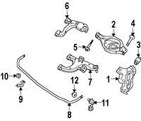 Foto de Enlace extremo de Barra Estabilizadora de Suspension Original para Nissan Armada Nissan  Infiniti QX56 Marca NISSAN Nmero de Parte 562617S011