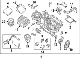 Foto de Actuador de Puerta de Entrada de Aire Original para Nissan Frontier Nissan Pathfinder Nissan Xterra Marca NISSAN Nmero de Parte 27443ZP01A