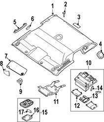 Foto de Parasol / Visera Original para Nissan Frontier Nissan Xterra Marca NISSAN Nmero de Parte 96401ZP51C