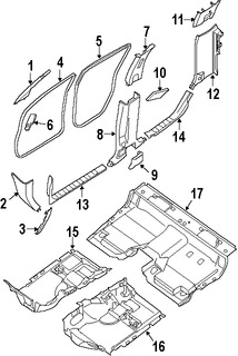 Foto de Travesa Original para Nissan Frontier 2005 2006 2007 Nissan Pathfinder 2005 2006 2007 Marca NISSAN Nmero de Parte 769B5EA000