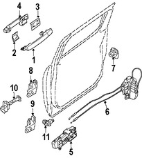 Foto de Freno de puerta Original para Nissan Frontier Nissan Xterra Marca NISSAN Nmero de Parte 824309BM0A