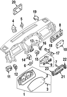 Foto de Sensor de Temperatura Intensidad de Luz Original para Nissan Pathfinder Nissan Frontier Nissan Titan Nissan Xterra Nissan Armada Marca NISSAN Nmero de Parte 285769BH0A