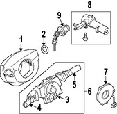 Foto de Interruptor Combinado Original para Nissan Xterra Nissan Frontier Nissan Pathfinder Marca NISSAN Nmero de Parte 25540EA000