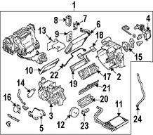 Foto de Actuador de Puerta de Entrada de Aire Original para Nissan Cube Nissan Leaf Marca NISSAN Nmero de Parte 271901FC0A