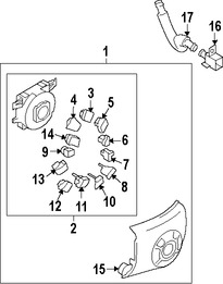 Foto de Sensor de Temperatura del Aire de la Cabina Original para Nissan Cube Nissan Marca NISSAN Nmero de Parte 277201KA0A