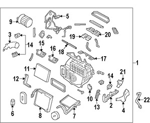 Foto de Actuador de Puerta de Entrada de Aire Original para Nissan Rogue 2014 2015 2016 2017 Marca NISSAN Nmero de Parte 277514BU1A