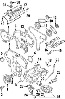 Foto de Engranaje del Cigueal Original para Nissan Infiniti Marca NISSAN Nmero de Parte 13021AL51A