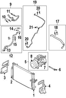 Foto de Embrague del Compresor de Aire Acondicionado Original para Infiniti Nissan Marca NISSAN Nmero de Parte 926601CB0A