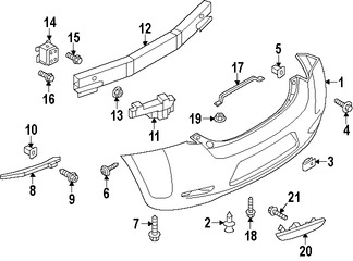 Foto de Absorbedor de impacto de gomaespuma del parachoque Original para Nissan Leaf 2013 2014 2015 2016 2017 Marca NISSAN Nmero de Parte 850923NF0A