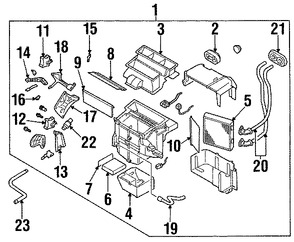 Foto de Actuador de Puerta de Entrada de Aire Original para Nissan Altima Nissan Maxima Infiniti I30 Marca NISSAN Nmero de Parte 277312L900