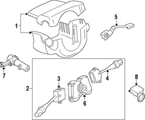 Foto de Interruptor Combinado Original para Nissan Altima Nissan Pathfinder Nissan Frontier Marca NISSAN Nmero de Parte 25540EA00B