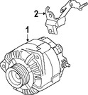 Foto de Alternador Original para Nissan Maxima 2004 2005 2006 2007 2008 Marca NISSAN Remanufacturado Nmero de Parte 231007Y020