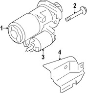 Foto de Tornillo de Arranque Original para Nissan GT-R Marca NISSAN Nmero de Parte 081A10451A