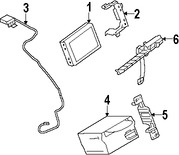 Foto de Soporte de Modulo de Control de GPS Original para Nissan GT-R Marca NISSAN Nmero de Parte 28038JF00A