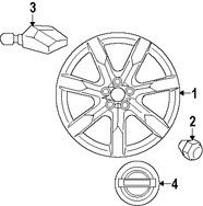 Foto de Tuerca de la Rueda Original para Nissan GT-R 2015 2016 2017 Marca NISSAN Nmero de Parte 4022462B0A