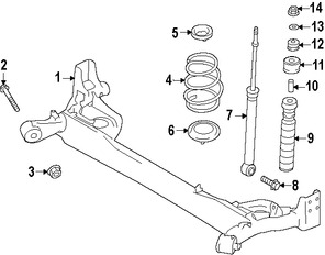 Foto de Amortiguador de parachoque Original para Nissan Versa Nissan Versa Note Marca NISSAN Nmero de Parte 552401HJ0B