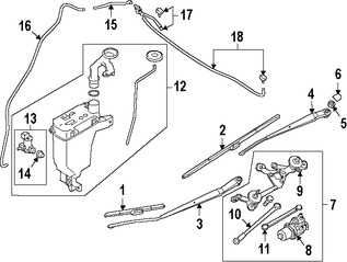 Foto de Brazo de Limpiaparabrisas Original para Nissan Versa Note 2014 2015 2016 2017 Nissan Versa 2014 2015 Marca NISSAN Nmero de Parte 288863WC0A