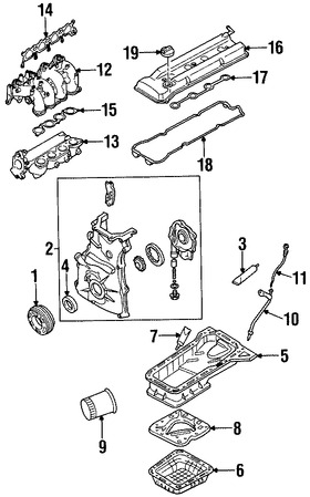 Foto de Tubo de Varilla medidora nivel de Aceite Original para Nissan Altima 1998 1999 2000 2001 Marca NISSAN Nmero de Parte 11150F4401