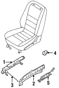 Foto de Motor de Asiento Original para Nissan Altima 1998 1999 2000 2001 Marca NISSAN Nmero de Parte 874549E500