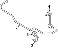 Foto de Buje de la Barra Estabilizadora Suspension Original para Nissan Quest 2007 2008 2009 2006 Marca NISSAN Nmero de Parte 54613ZM00A