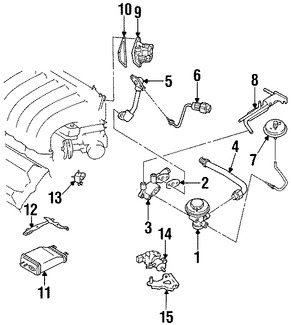 Foto de Solenoide de Purga del Canister Original para Nissan Maxima 1998 Nissan 240SX 1997 1998 Infiniti G20 1999 Marca NISSAN Nmero de Parte 149303M201