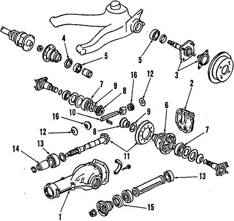 Foto de Rodamiento de Soporte Eje Propulsor Central Original para Nissan Maxima 1984 Marca NISSAN Nmero de Parte C7521W1085