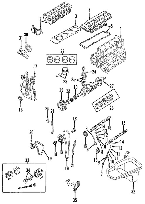 Foto de Arbol de Levas Original para Nissan Frontier 1999 2000 1998 Nissan Altima 1998 1999 Nissan Xterra 2000 Marca NISSAN Nmero de Parte 130209E001