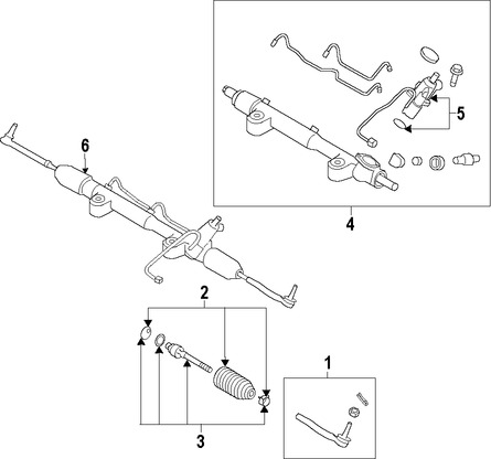 Foto de Manguera Direccion Hidraulica Original para Infiniti Q50 2014 2015 Marca NISSAN Nmero de Parte 497251EA0A